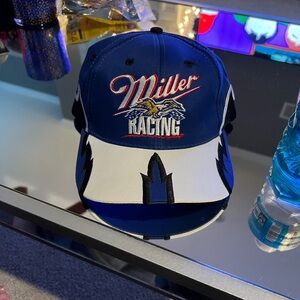 Vintage Miller Racing Blue and White Cap circa 1994